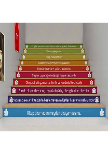 Kitap Okumak - Merdiven Giydirme - Mg314