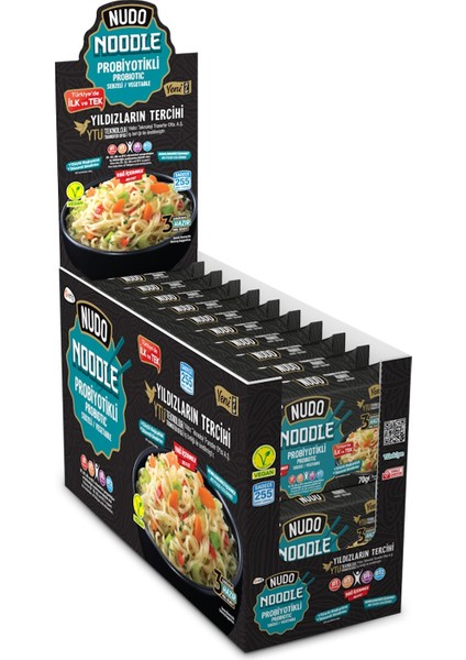 20'li Probiyotikli Sebzeli Noodle Poşet 70 gr