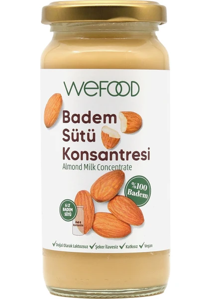 Badem Sütü Konsantresi (%100 Badem) 240 gr 2'li 8683347030712