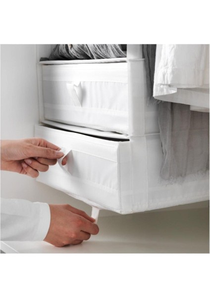 Skubb Bölmeli Kutu Gardırop Şifonyer Düzenleyici Beyaz 44X34X11 cm fiyatları