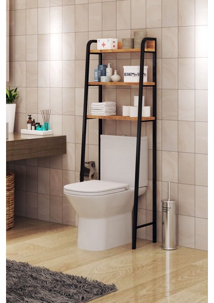 Wc Arkası Klozet Rafı Klozet Üstü Raf ve Organizatör Havluluk Banyo Düzenliyici fırsatları