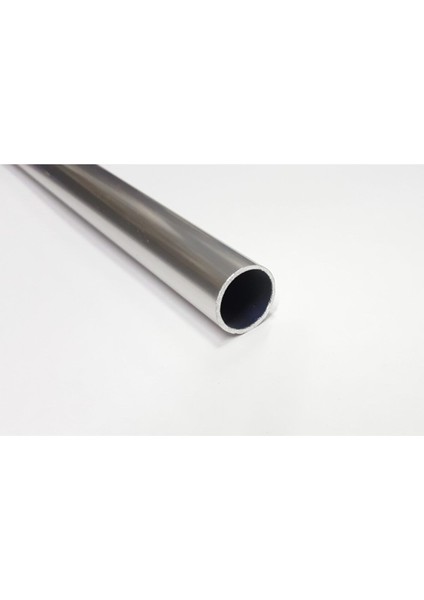 Alüminyum Yuvarlak Boru Renk Gri Uzunluk 100 cm Dış Çap 16 mm