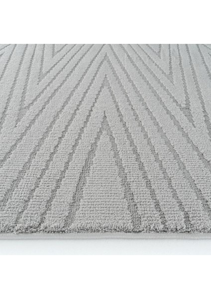 Newyork 3107 Gri Yumuşak Tuşeli Halı Kilim Salon Koridor Kesme Yolluk Dokuma Makine Halısı