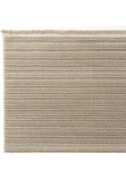 Newyork 3102 Vizon Yumuşak Tuşeli Halı Kilim Salon Koridor Kesme Yolluk Dokuma Makine Halısı