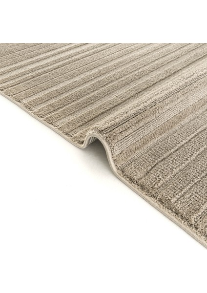 Newyork 3102 Vizon Yumuşak Tuşeli Halı Kilim Salon Koridor Kesme Yolluk Dokuma Makine Halısı