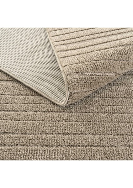 Newyork 3102 Vizon Yumuşak Tuşeli Halı Kilim Salon Koridor Kesme Yolluk Dokuma Makine Halısı