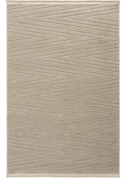 Newyork 3106 Vizon Yumuşak Tuşeli Halı Kilim Salon Koridor Kesme Yolluk Dokuma Makine Halısı