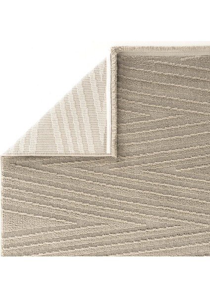Newyork 3106 Vizon Yumuşak Tuşeli Halı Kilim Salon Koridor Kesme Yolluk Dokuma Makine Halısı