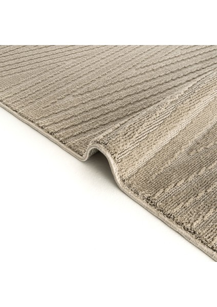 Newyork 3106 Vizon Yumuşak Tuşeli Halı Kilim Salon Koridor Kesme Yolluk Dokuma Makine Halısı