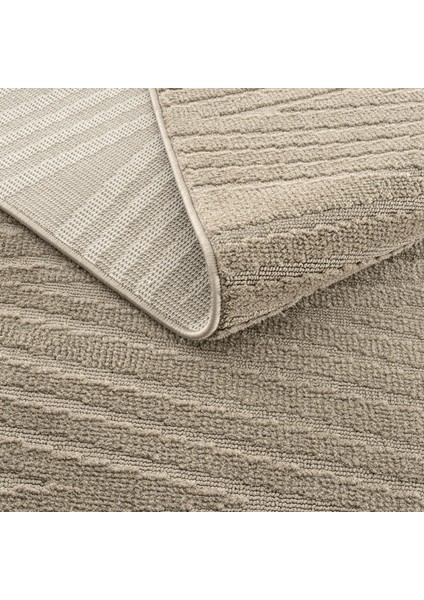 Newyork 3106 Vizon Yumuşak Tuşeli Halı Kilim Salon Koridor Kesme Yolluk Dokuma Makine Halısı
