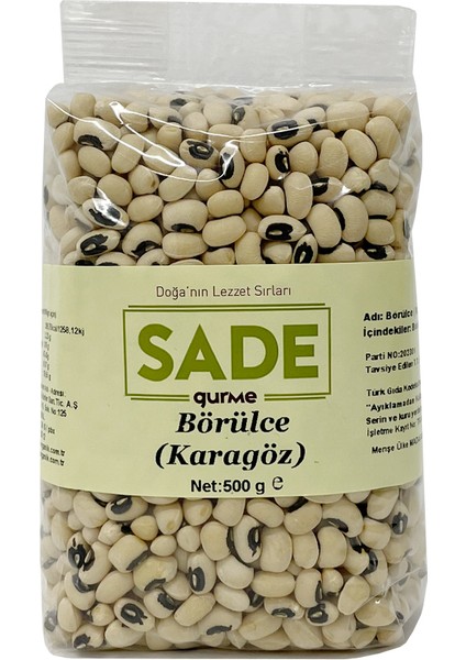 Sade Karagöz Börülce 500 gr 3 Lü Paket