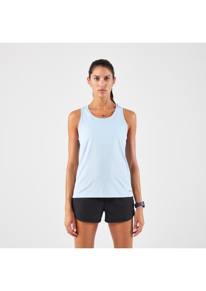 Kalenji Kadın Koşu Sporcu Atleti - Mavi - Kiprun Run 100