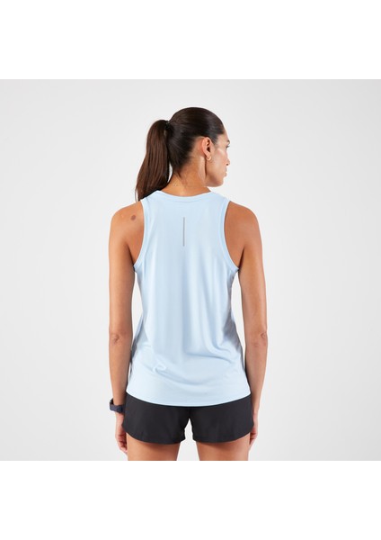 Kalenji Kadın Koşu Sporcu Atleti - Mavi - Kiprun Run 100 modelleri