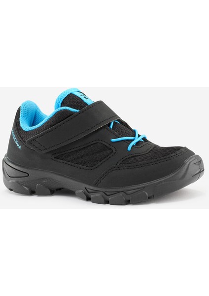 Quechua Çocuk Cırt Cırtlı Outdoor Ayakkabı - Siyah - 24 / 34 - NH100