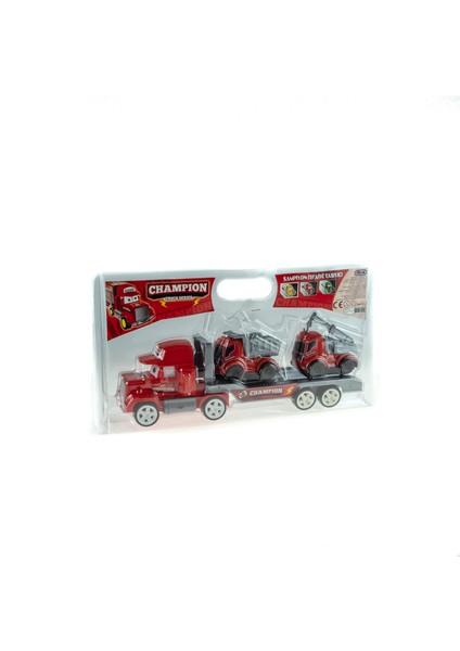 Şapkalı Şampiyon Araç Taşıyan Itfaiye Tır 34 cm