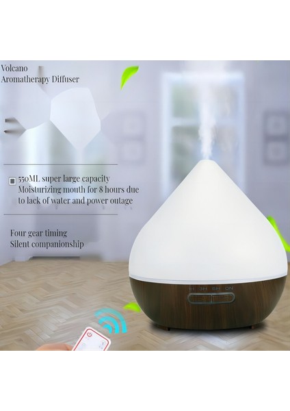 550ML Ultrasonik Aromaterapi Nemlendirici W06 Volkanik Uçucu Yağ Difüzörü (Yurt Dışından) modelleri