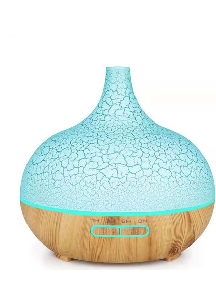 400ML Ultrasonik Aromaterapi Nemlendirici W10 Crack Uçucu Yağ Difüzörü (Yurt Dışından)