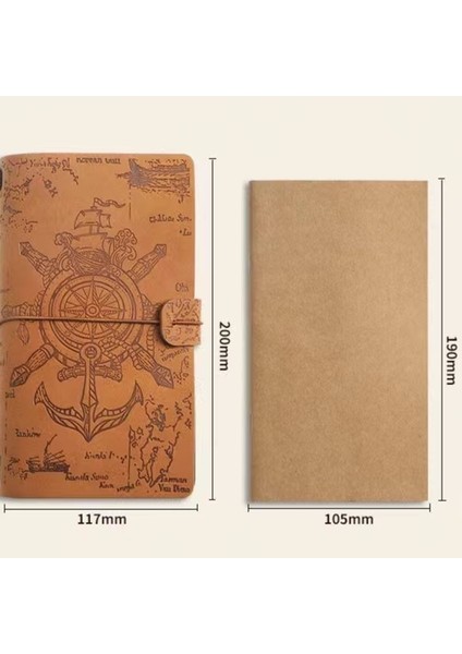 Vintage Korsan Tarzı Defter (Yurt Dışından) fiyatları