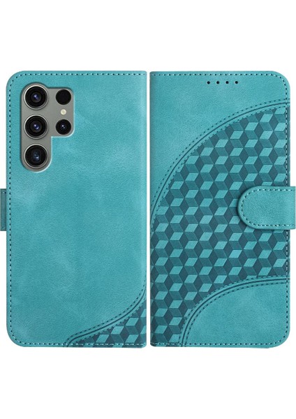 Samsung Galaxy S23 Ultra Deri Pu Deri TeIefon Kılıfı (Yurt Dışından)