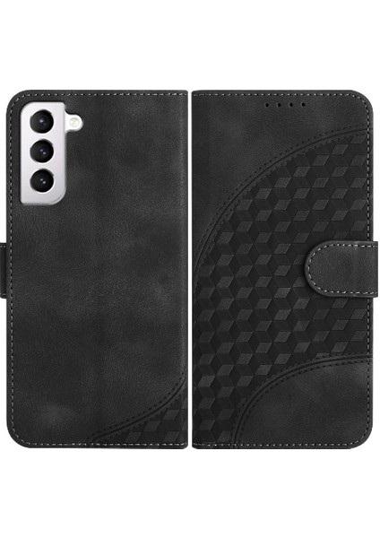 Samsung Galaxy S21 Manyetik Geometrik TeIefon Kılıfı (Yurt Dışından)