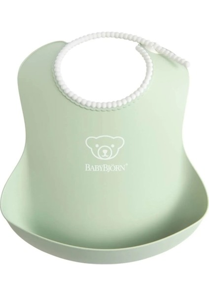 Yumuşak Plastik Mama Önlüğü - Powder Green