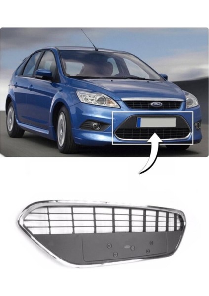 Focus 2,5 Ön Tampon Panjuru Krom Nikelajlı Tıtanıum 2008-2011