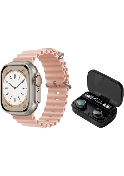 Watch Ultra 2 T800 + Earbıds M10 Bluetooth Kulaklık