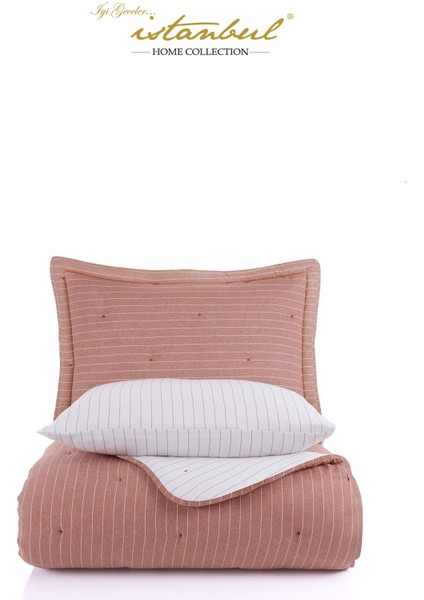 Soft Dreams Tek Kişilik Natural Yatak Örtüsü Kiremit modelleri