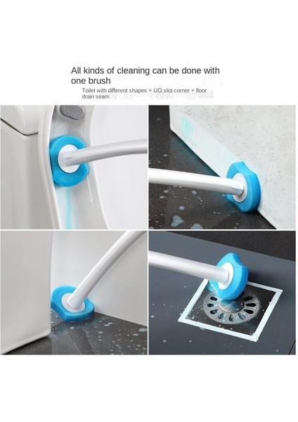 Banyo Ölü Açı Yok Uzun Saplı Ev Tipi Tuvalet Temizleme Tek Kullanımlık Fırça (Yurt Dışından) modelleri