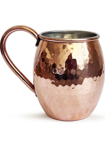 El Dövmesi Bakır Kupa Bardak Moscow Mule Mug