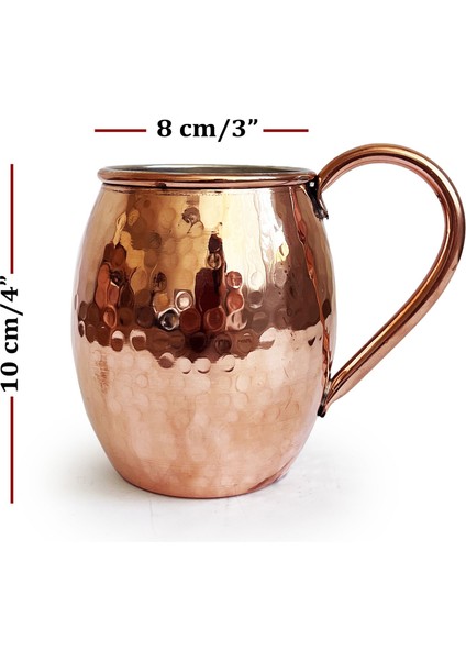 El Dövmesi Bakır Kupa Bardak Moscow Mule Mug fırsatları