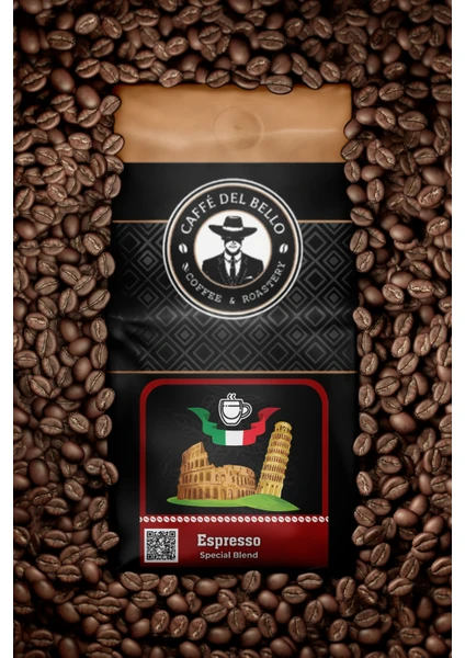 Caffe Del Bello Espresso Special Blend 1 kg (Çekirdek Veya Öğütülmüş)