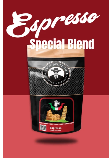 Caffe Del Bello Espresso Special Blend 250 gr (Çekirdek Veya Öğütülmüş)