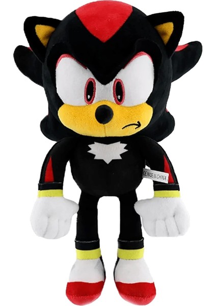 Runjing Shadow The Hedgehog Peluş Oyuncak - Süper Yumuşak Siyah Sonic Hedgehog Figürü - Çocuklar Için Mükemmel Gölge Erkek ve Kız Çocuklar Için Hediye Peluş Figür - 12" (Siyah) (Yurt Dışından)