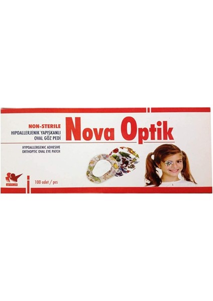 Optik Çocuk Göz Kapama Pedi 100 Adet