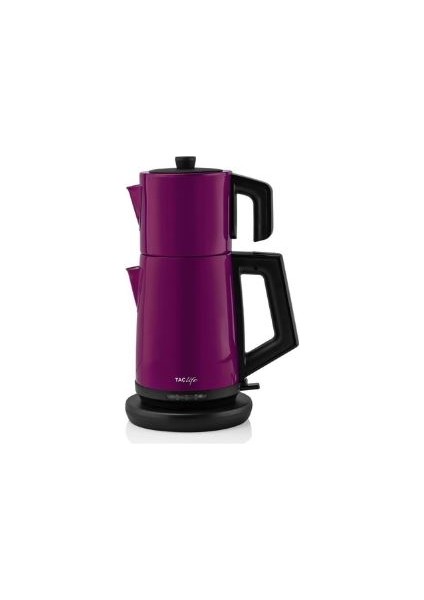 Life TAC-7818 2200W Multi Çelik Çay Makinesi-Mor