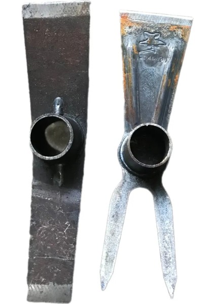 Sapsız 2 Adet Küçük Boy El Çapası Düz ve Çatallı