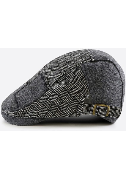 Patchwork Çizgili Şapka Açık Gölge Ördek Dil Şapkası (Yurt Dışından) fiyatları