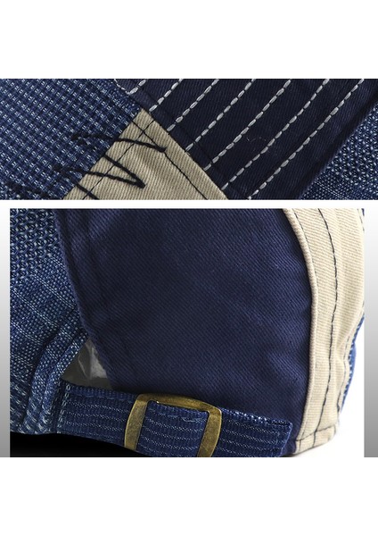 Kovboy Patchwork Renkli Blok Şapka (Yurt Dışından) modelleri