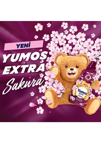 Extra Çamaşır Yumuşatıcı Sakura 1440 ml X3