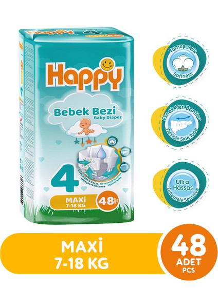 Bebek Bezi Maxi 4 No 48 Li