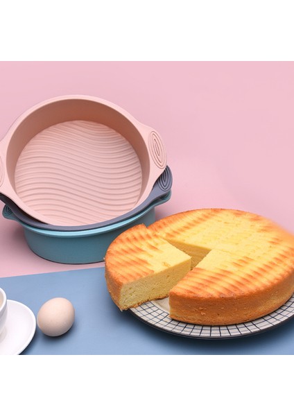3 Adet Silikon Kek Kalıbı 29CM Pişirme Kalıbı (Yurt Dışından)