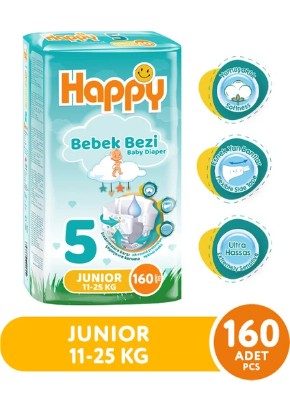 Bebek Bezi Junior 5 No 40 Lı x 4 Adet