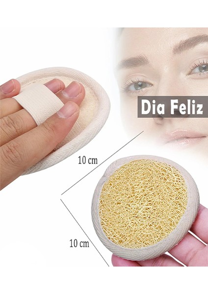 Doğal Kabak Lifi - Yüz Vücut Kesesi - Peeling Selülit Kabak Lifli Kese
