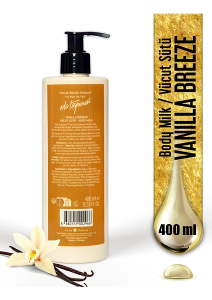 Vanilla Breeze Body Milk 400 ml