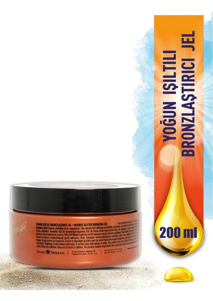 Eda Taşpınar Yoğun Işıltılı Bronzlaştırıcı Jel 200 ml