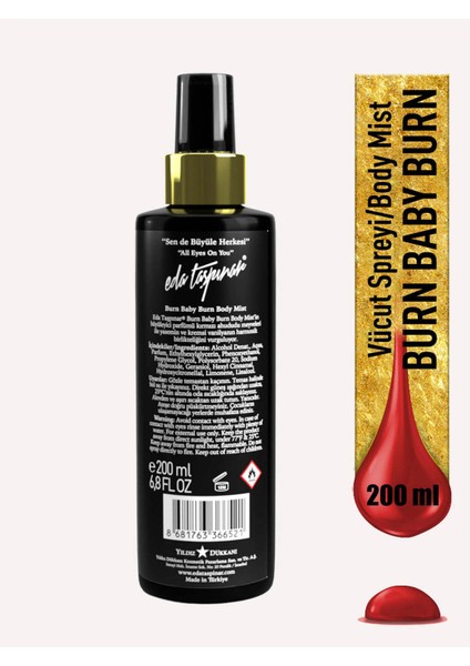 Burn Baby Burn Body Mist 200 ml