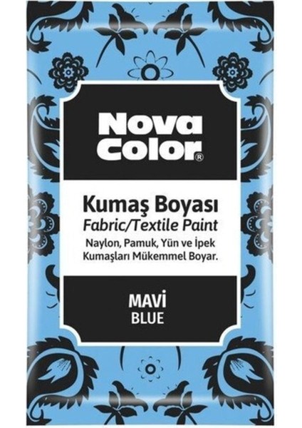 Kumaş Boyası Toz 12 gr Mavi NC-902