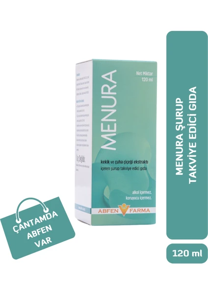 Abfen Farma Menura Bitkisel Şurup 120 ml