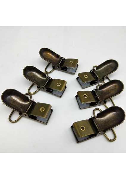 Bronz Tarzı Sillverbronze Metal Kanca Bebek Emzik Tutucu Klipler Askı Klipsi Bebek Ribbolot Için Emzik Klipleri 1 '' 25MM (Yurt Dışından) modelleri